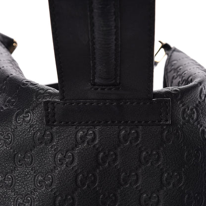 Gucci Guccissima Large New Ladies Web Hobo Black 10 of 18