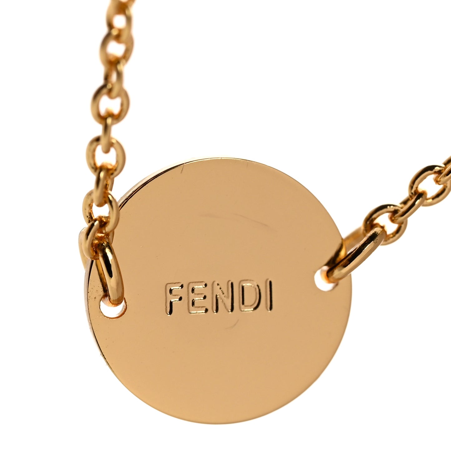 Metal Crystal F is Fendi Bracelet Gold