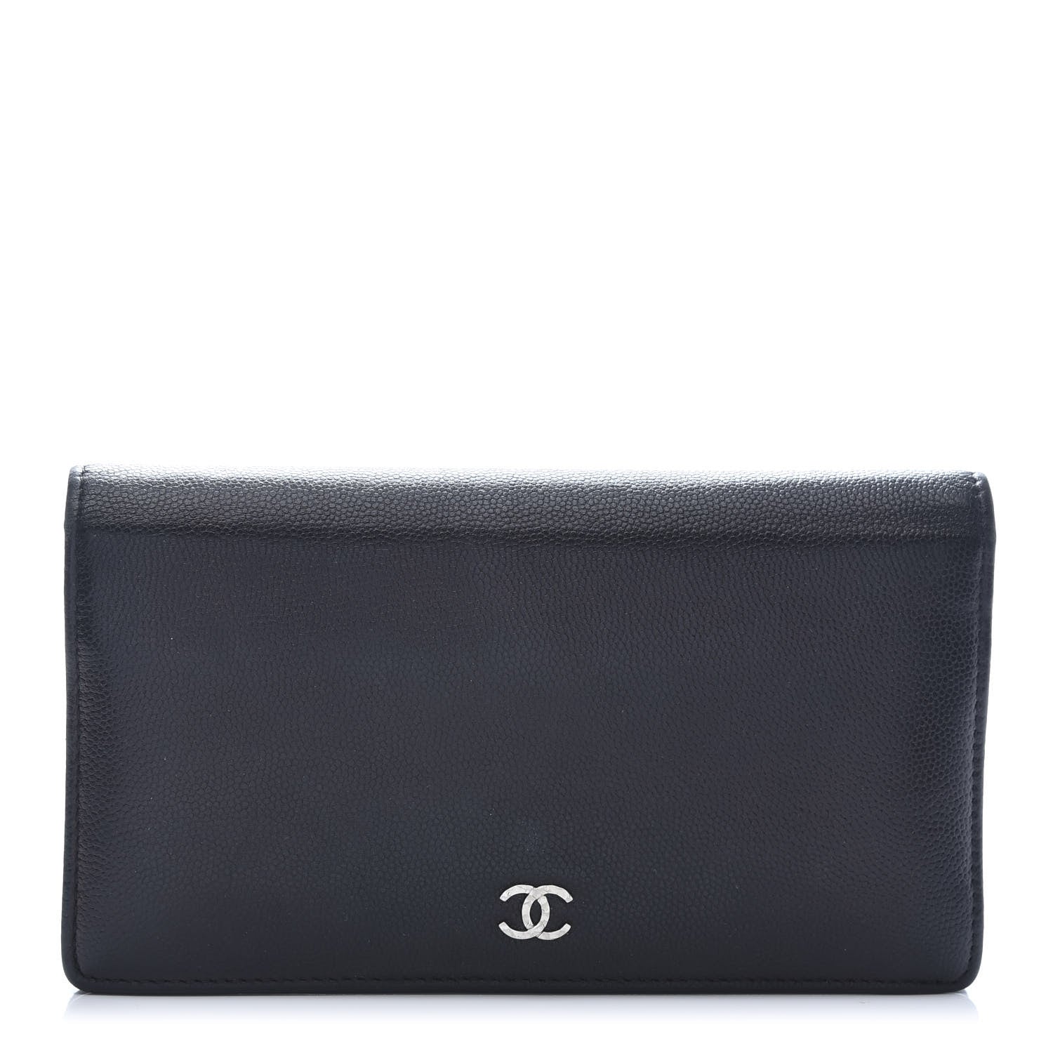 Chanel Caviar Sevruga Yen Wallet Black 1 of 11