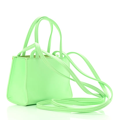 Telfar Vegan Leather Small Shopping Bag Double Mint 3 of 17