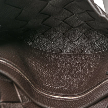 Bottega Veneta Grained Calfskin Intreccio Large Diago Crossbody Bag Fondant 5 of 11