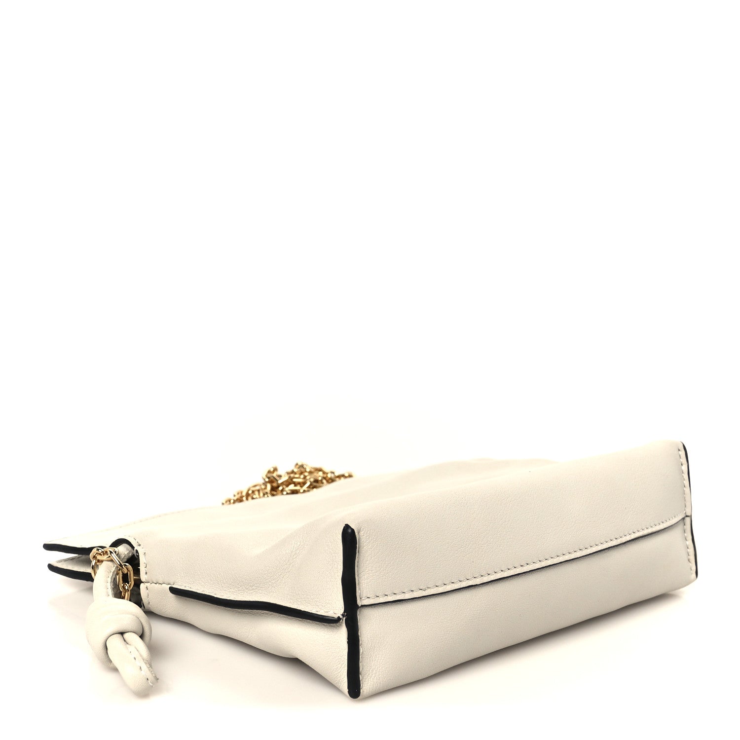 Loewe Calfskin Nano Flamenco Knot Clutch Soft White 4 of 11