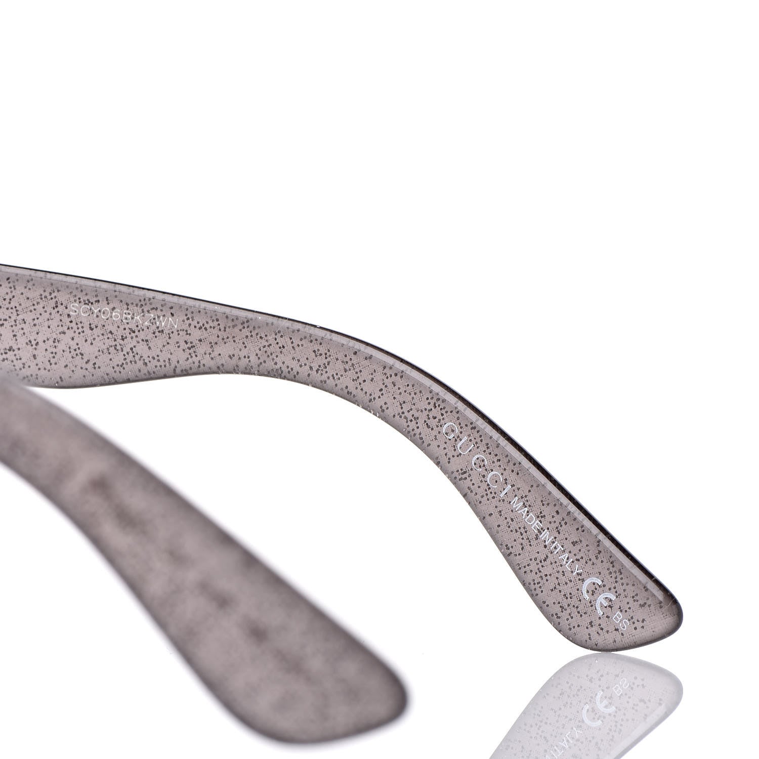 Gucci Glitter Cat Eye Optyl Sunglasses GG 3838F Grey Silver 6 of 9