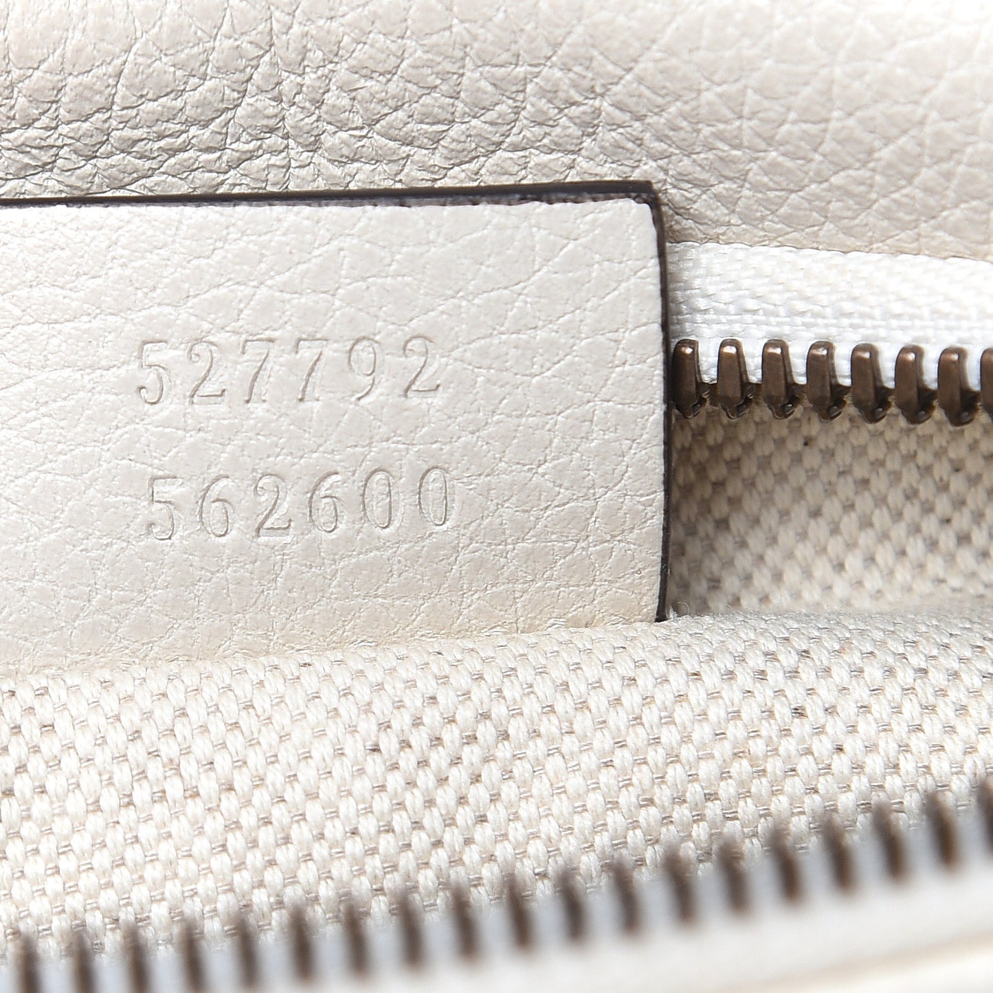 Grained Calfskin Small Logo Belt Bag White
