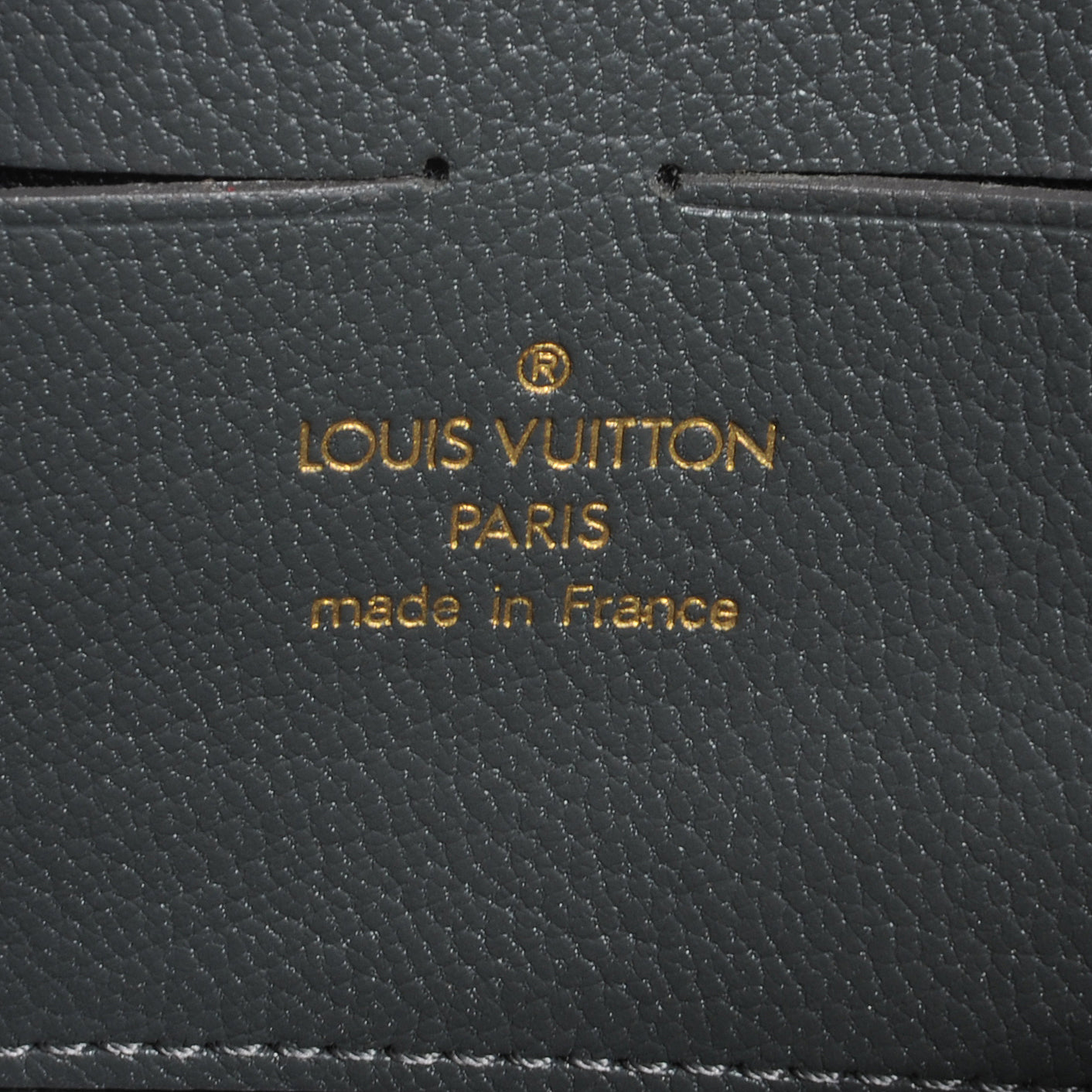 Ostrich Zippy Wallet Gris Special Order