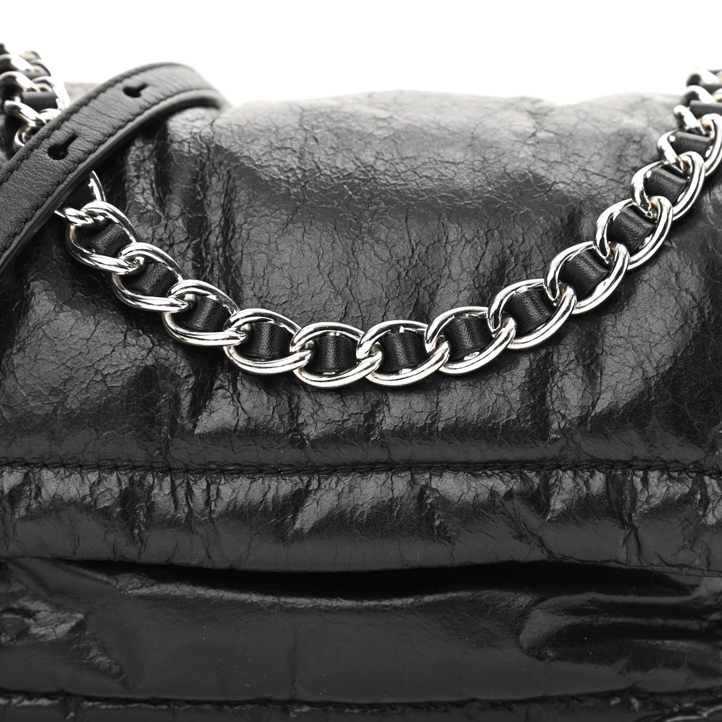 Lambskin The Pillow Bag Black