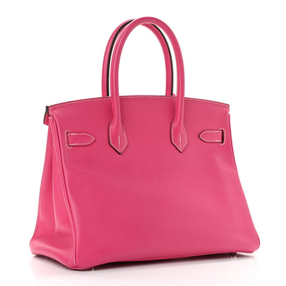 Hermes Epsom Candy Birkin 30 Rose Tyrien Rubis 3 of 21