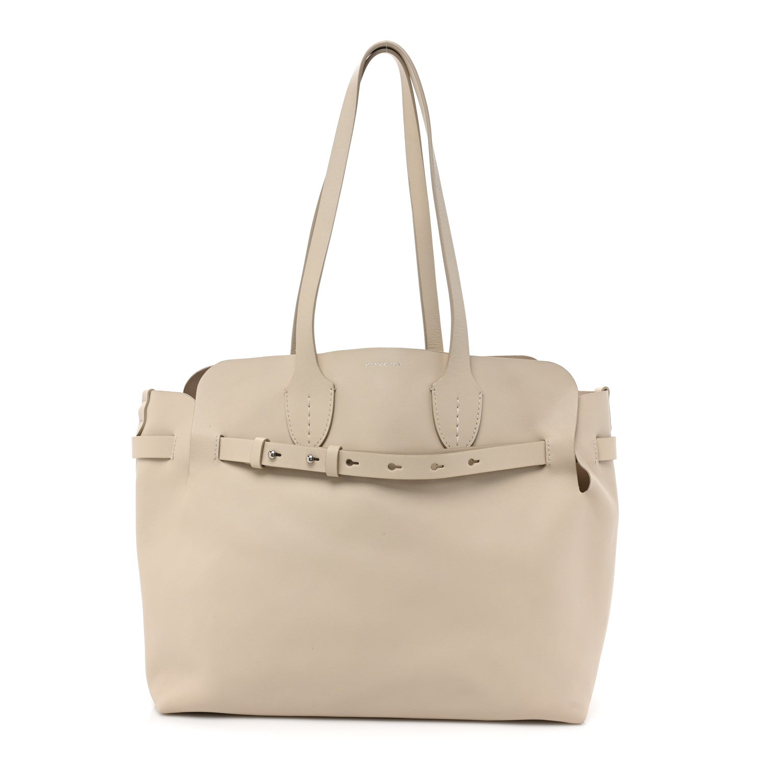 Burberry Soft Calfskin Medium Belt Bag Limestone 3 of 17