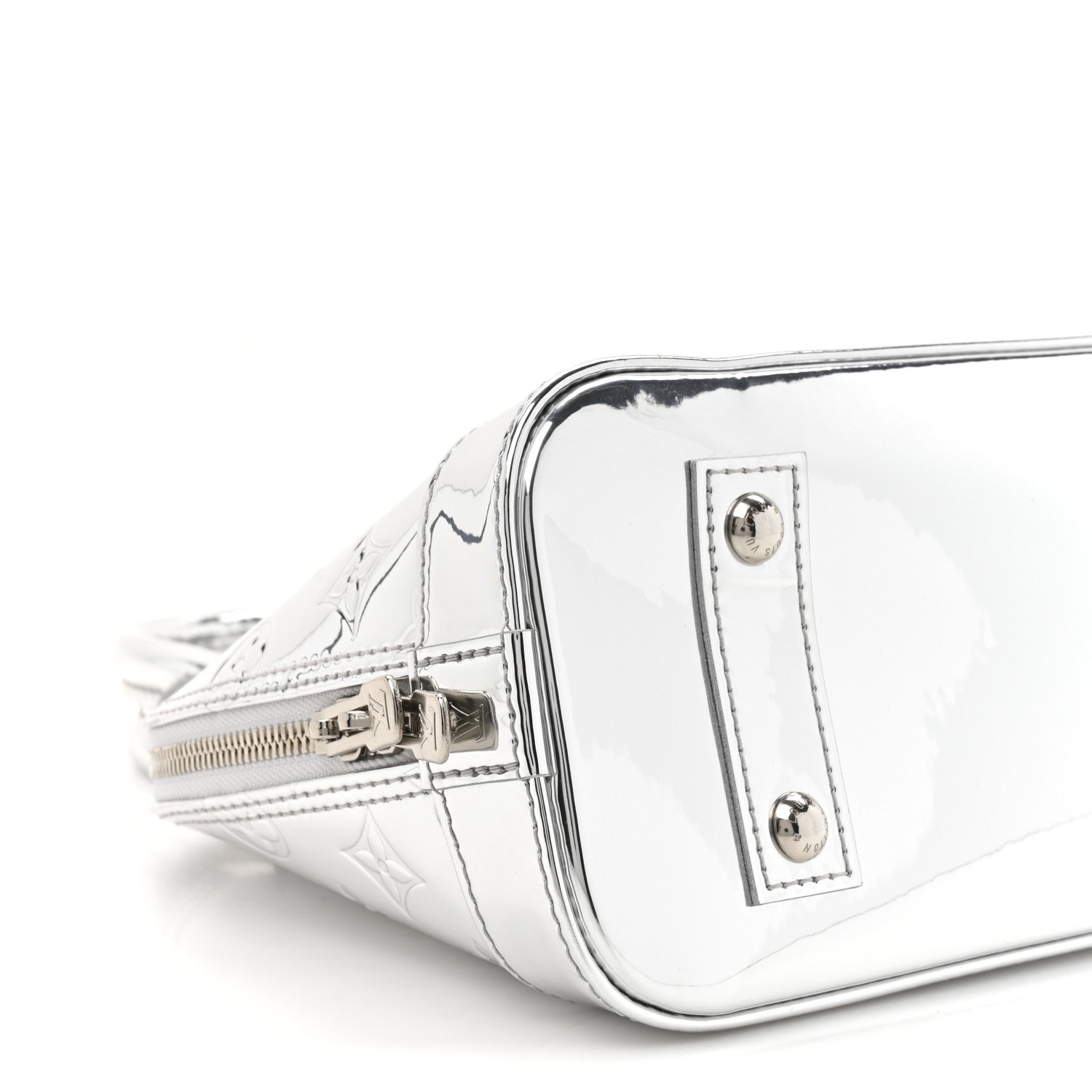 Louis Vuitton Monogram Miroir Alma BB Silver 9 of 9