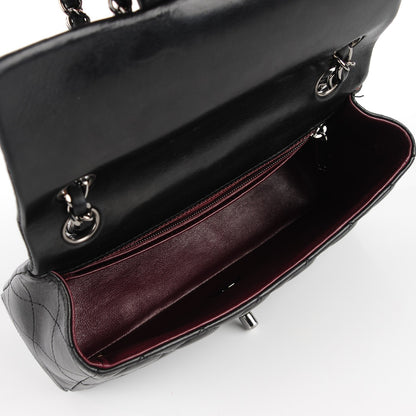 Chanel Lambskin Quilted Mini Rectangular Flap Black 9 of 9