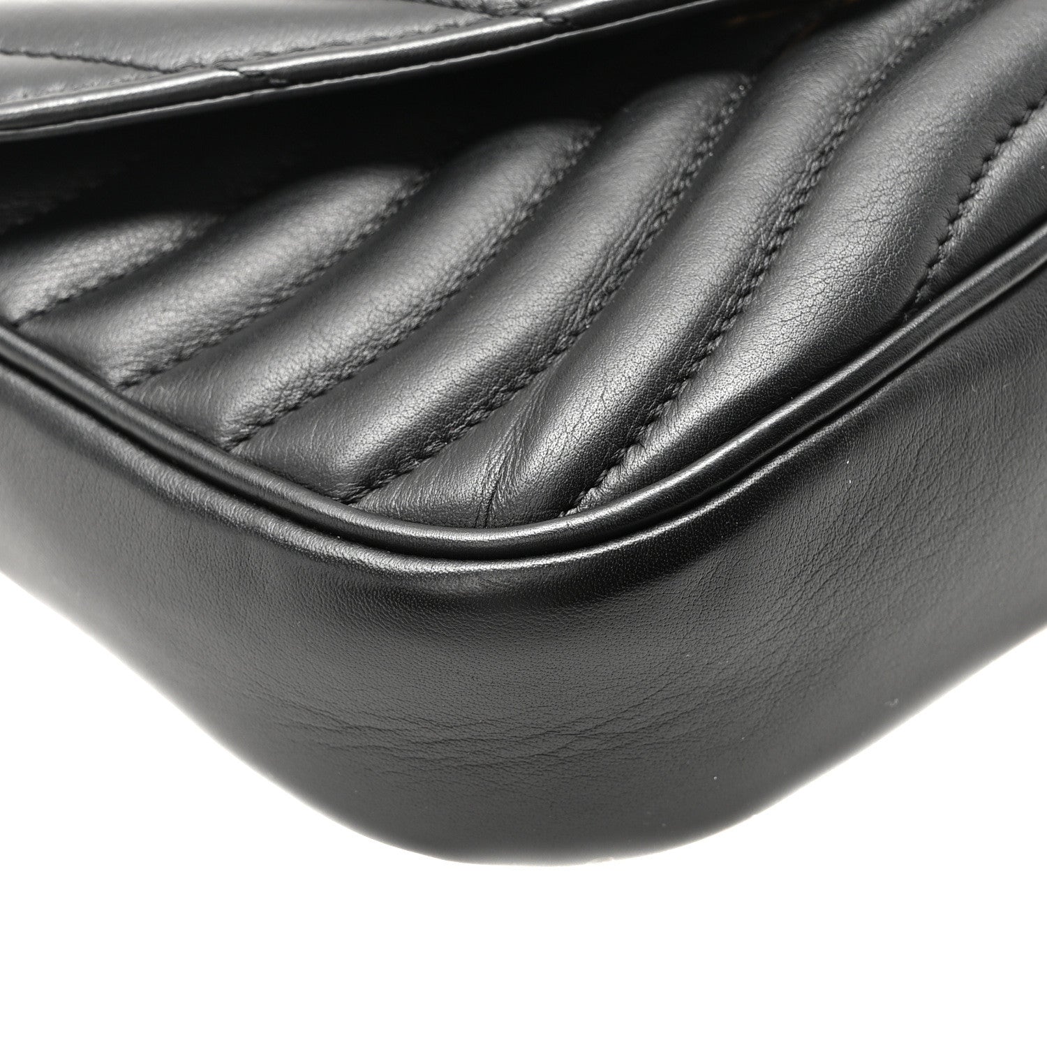 Louis Vuitton Calfskin New Wave Multi Pochette Black 8 of 9