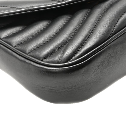 Louis Vuitton Calfskin New Wave Multi Pochette Black 8 of 9