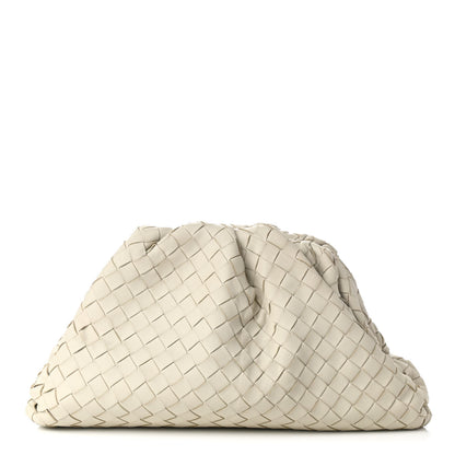 Bottega Veneta Nappa Maxi Intreccio The Pouch Oversized Clutch Plaster 1 of 11