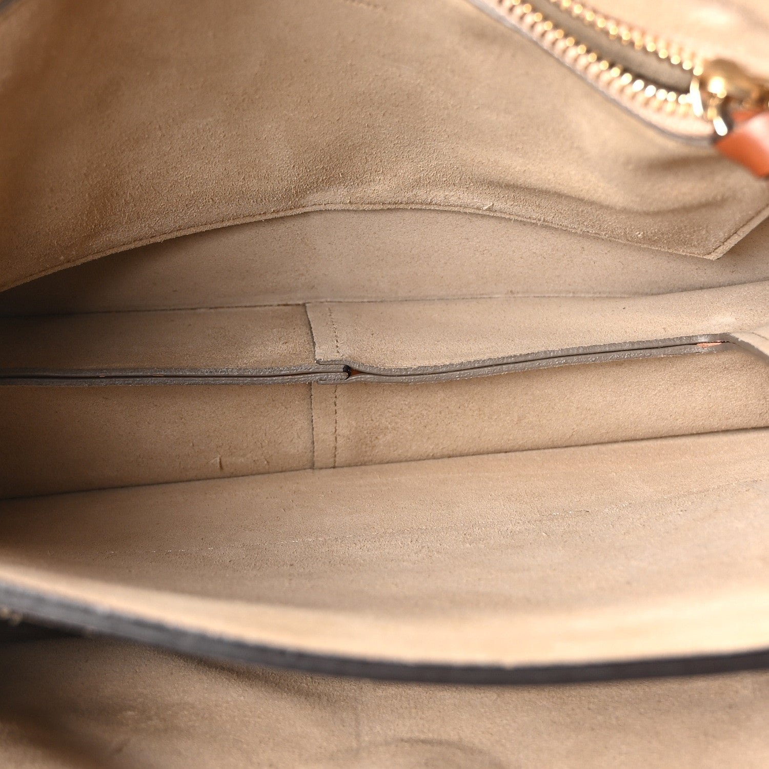 Chloe Suede Calfskin Medium Faye Shoulder Bag Tobacco 5 of 10