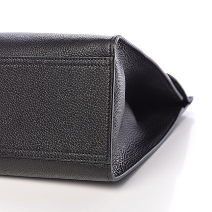 Gucci Calfskin Feline Medium GG Marmont Top Handle Bag Black 10 of 11