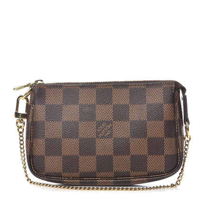 Louis Vuitton Damier Ebene Mini Pochette Accessories 1 of 10