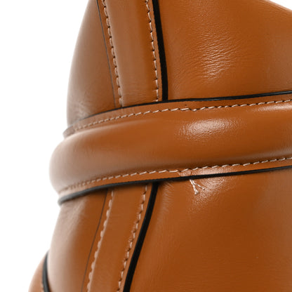 Alexander McQueen Calfskin Curve Bucket Bag Tan 11 of 11