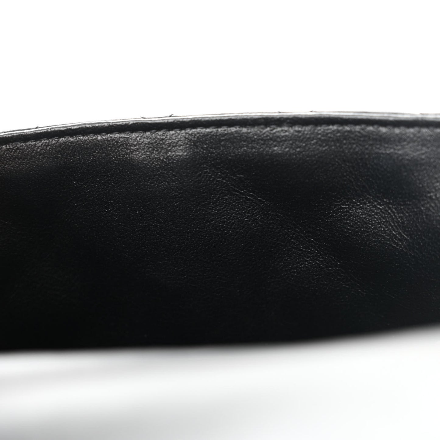 Lambskin Quilted Mini Square Flap Black