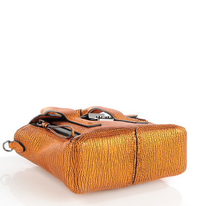 3.1 Phillip Lim 3.1 Metallic Textured Calfskin Mini Pashli Satchel Copper 5 of 8