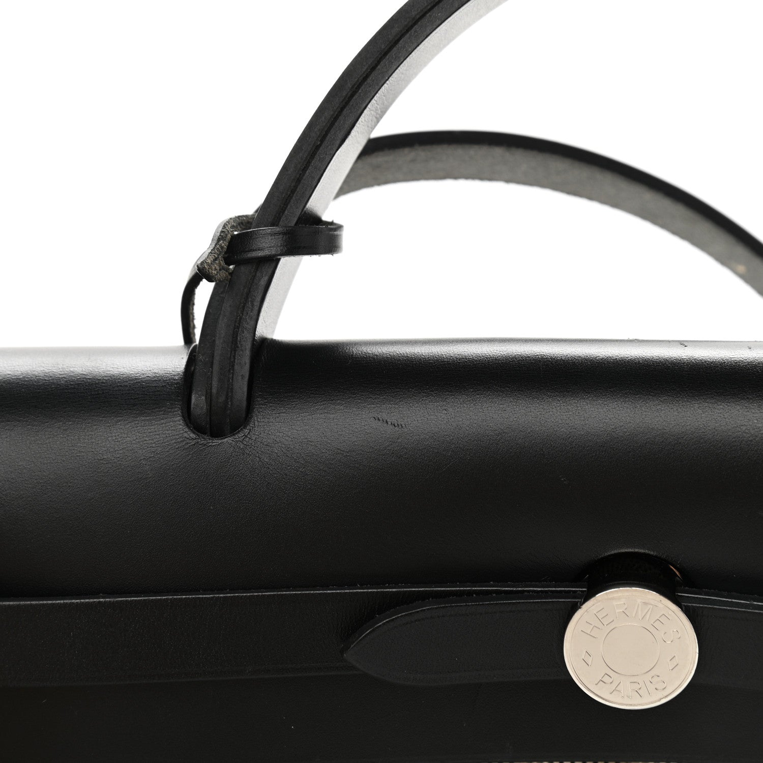 Hermes Vache Hunter Toile H Pegase Pop Herbag Zip Retourne 31 PM Bleu Indigo Ecru Black 14 of 16