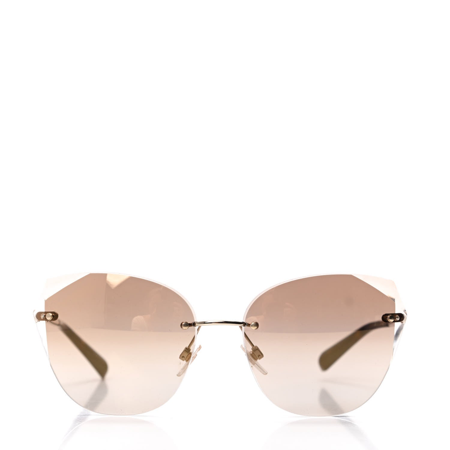 Chanel Metal Cat Eye Sunglasses 4237 Gold 2 of 7