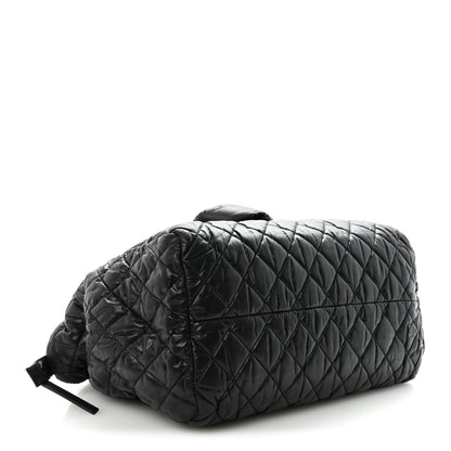 Chanel Nylon Quilted Medium Coco Cocoon Tote Black 4 of 9