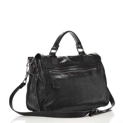 Proenza Schouler Lambskin Medium PS1 Satchel Black 4 of 10