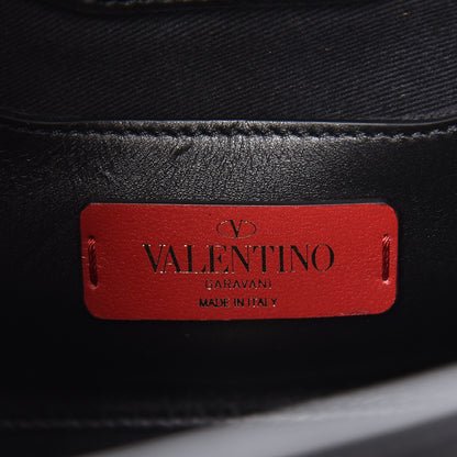 Valentino Garavani Calfskin Studded Small Joylock Satchel Black 7 of 8