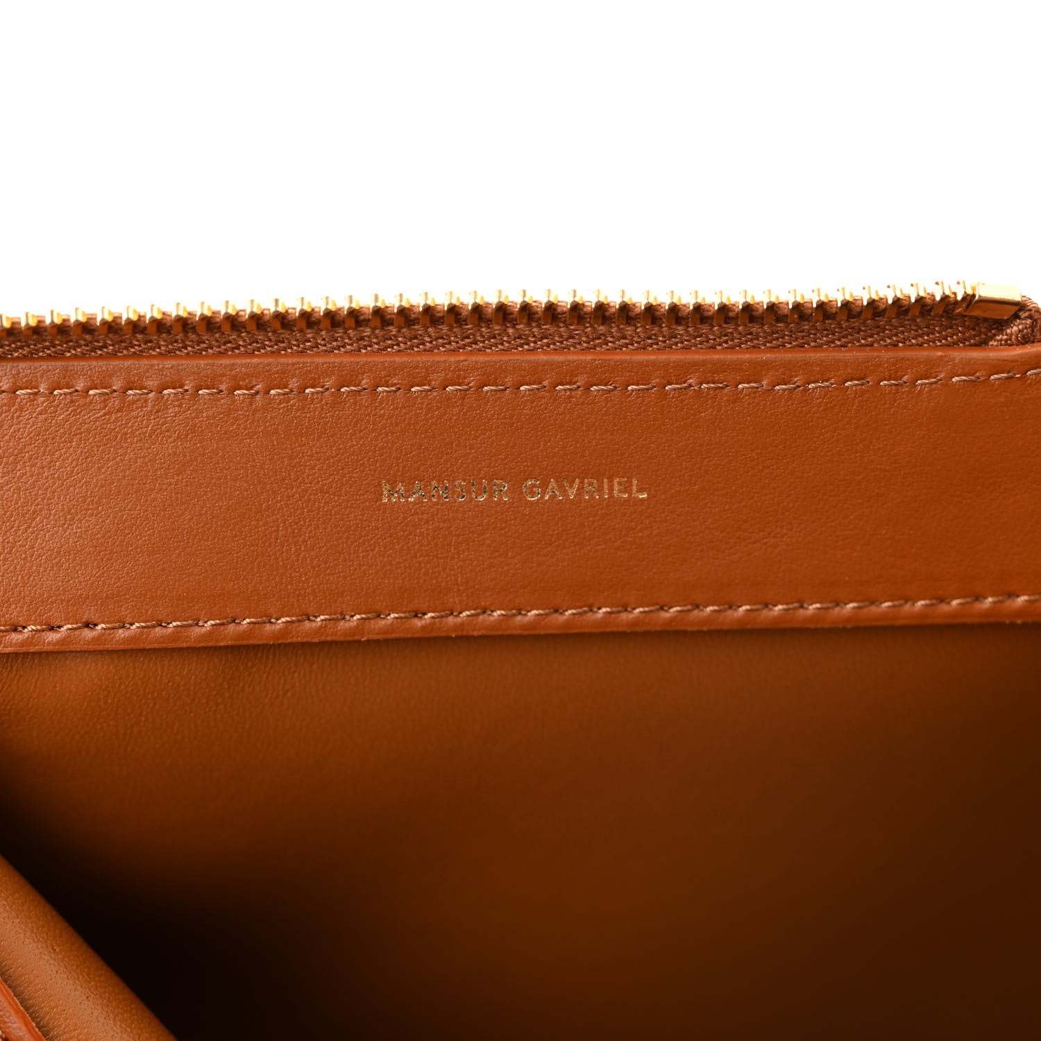Mansur Gavriel Smooth Calfskin M Frame Bag Camel 6 of 10