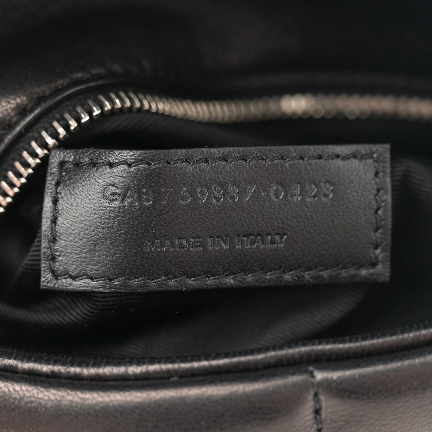 Saint Laurent Lambskin Quilted Toy Loulou Puffer Monogram Chain Satchel Black 7 of 10