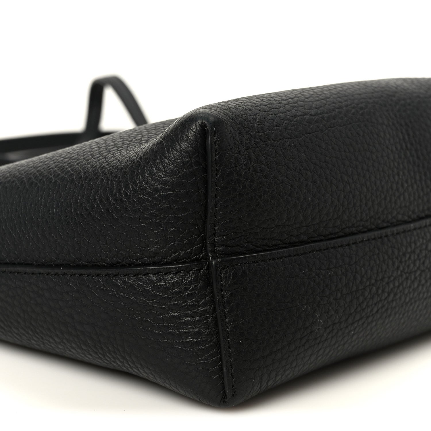 The Row Grained Calfskin Small Park Tote Black 8 of 9