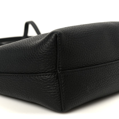 The Row Grained Calfskin Small Park Tote Black 8 of 9