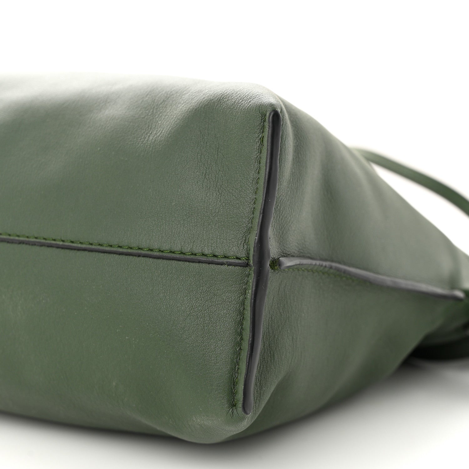 Loewe Calfskin Mini Flamenco Knot Clutch Vintage Khaki 10 of 10