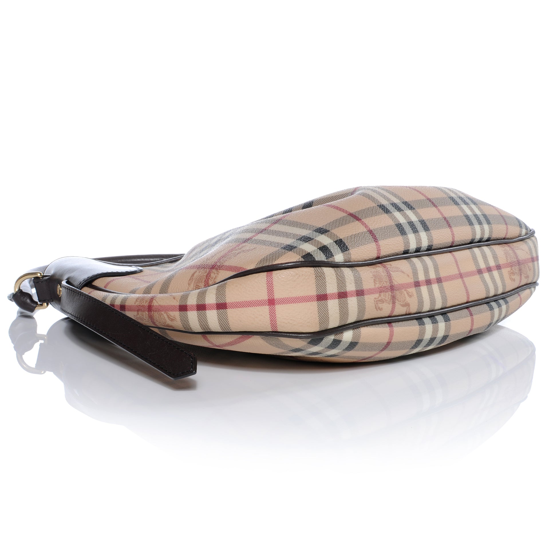 Burberry Haymarket Check Small Brooklyn Hobo 4 of 8