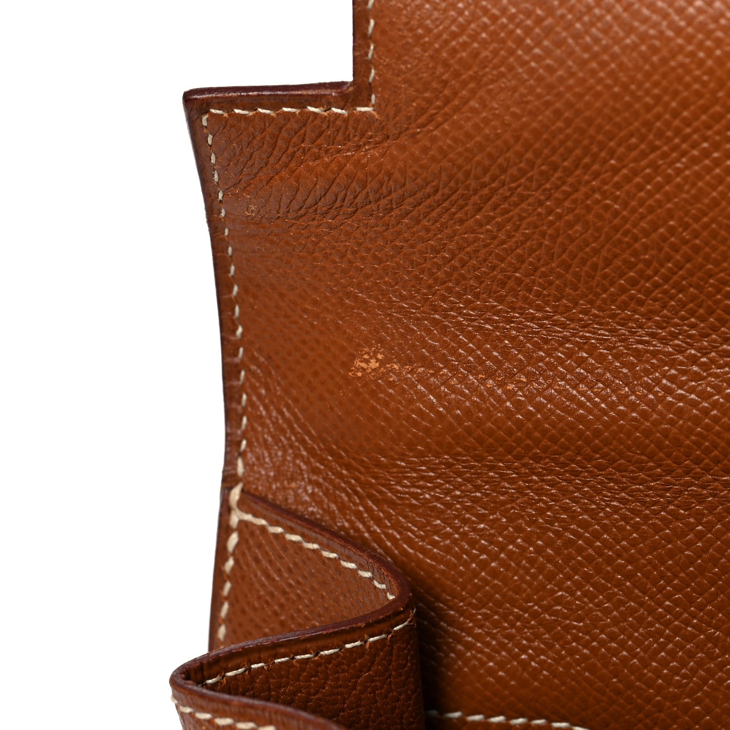 Hermes Courchevel Kelly Sellier 32 Gold 13 of 15