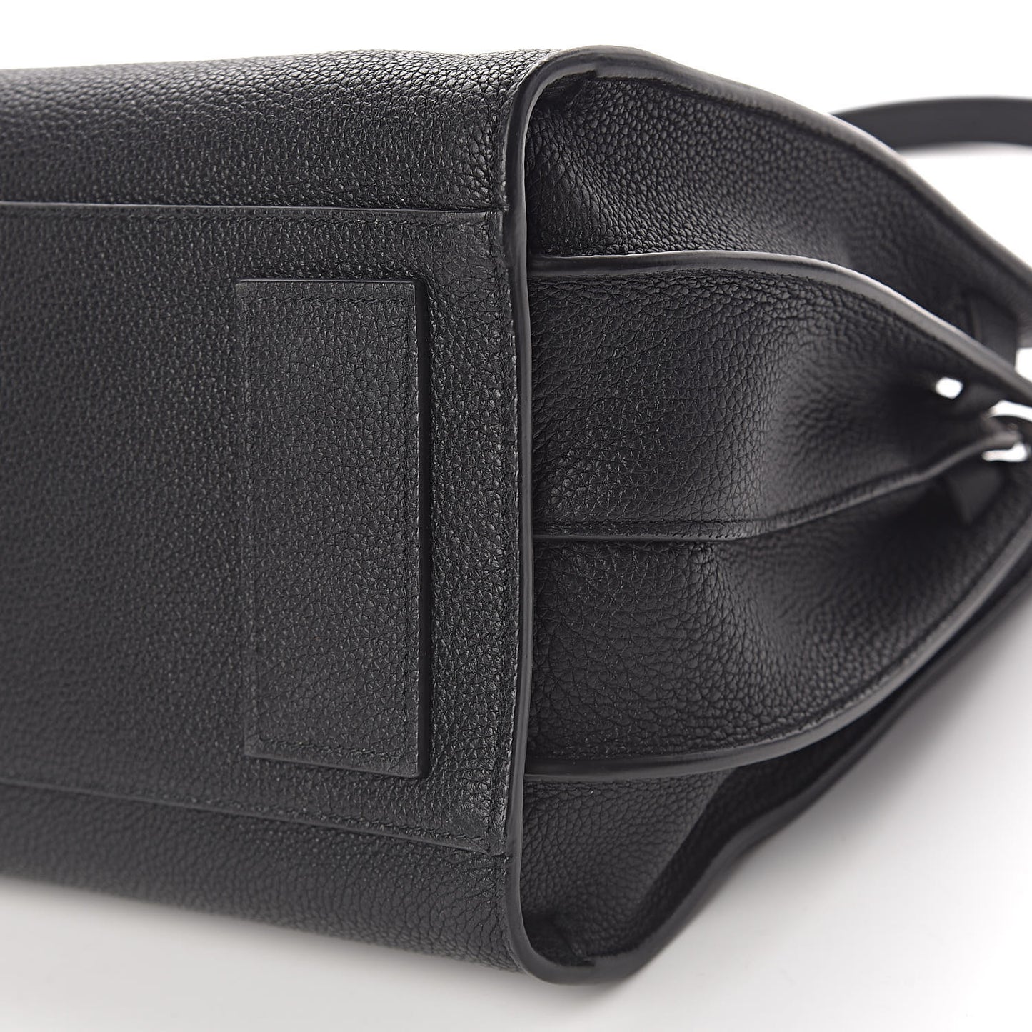 Grained Calfskin Small Supple Sac De Jour Black