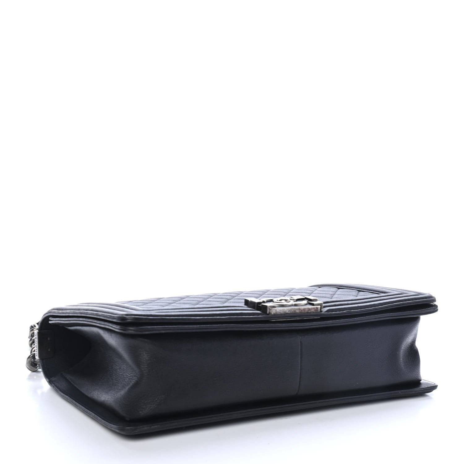 Chanel Grained Calfskin Quilted New Medium Boy Flap Black 3 of 4