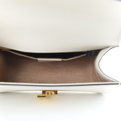 Gucci Calfskin Mini Sylvie Chain Shoulder Bag White 5 of 10