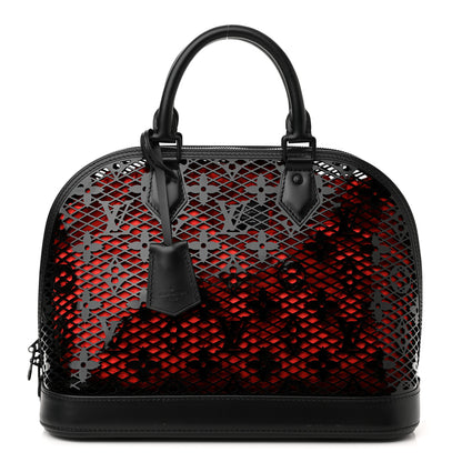 Louis Vuitton Patent Calfskin Laced Monogram Alma PM Black 1 of 11