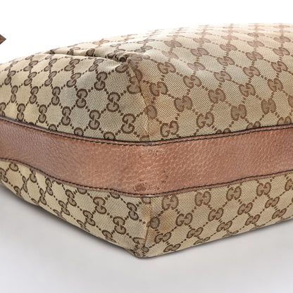 Gucci Monogram Medium Bamboo Bar Hobo Brown 8 of 9