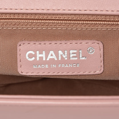 Chanel Calfskin Quilted New Medium Boy Flap Light Pink 8 of 9