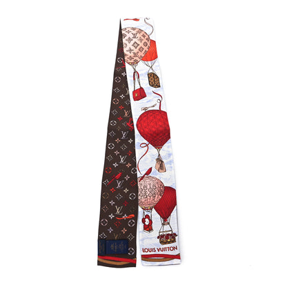 Louis Vuitton Silk Monogram Up And Away Bandeau Rouge 2 of 3