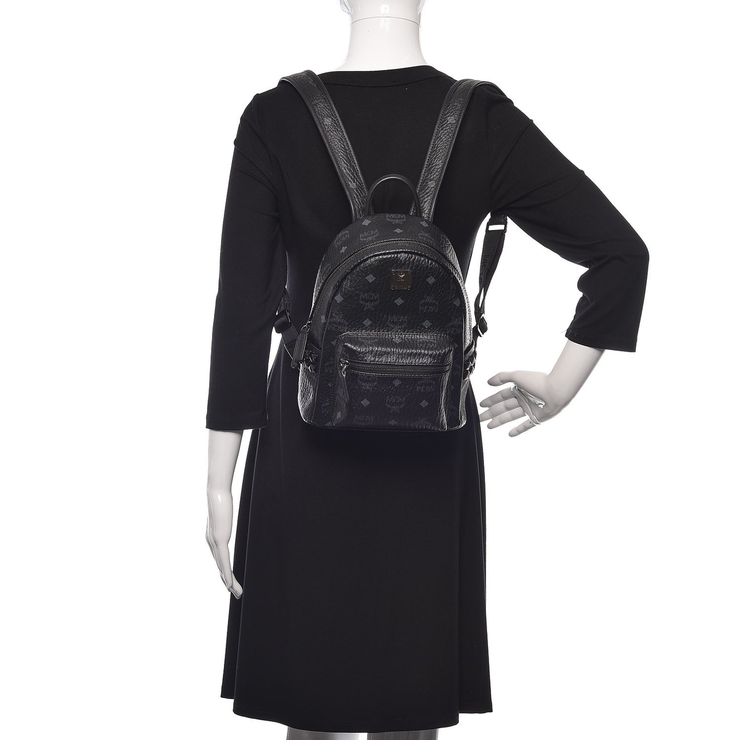 Visetos Side Stud Mini Stark Backpack Black