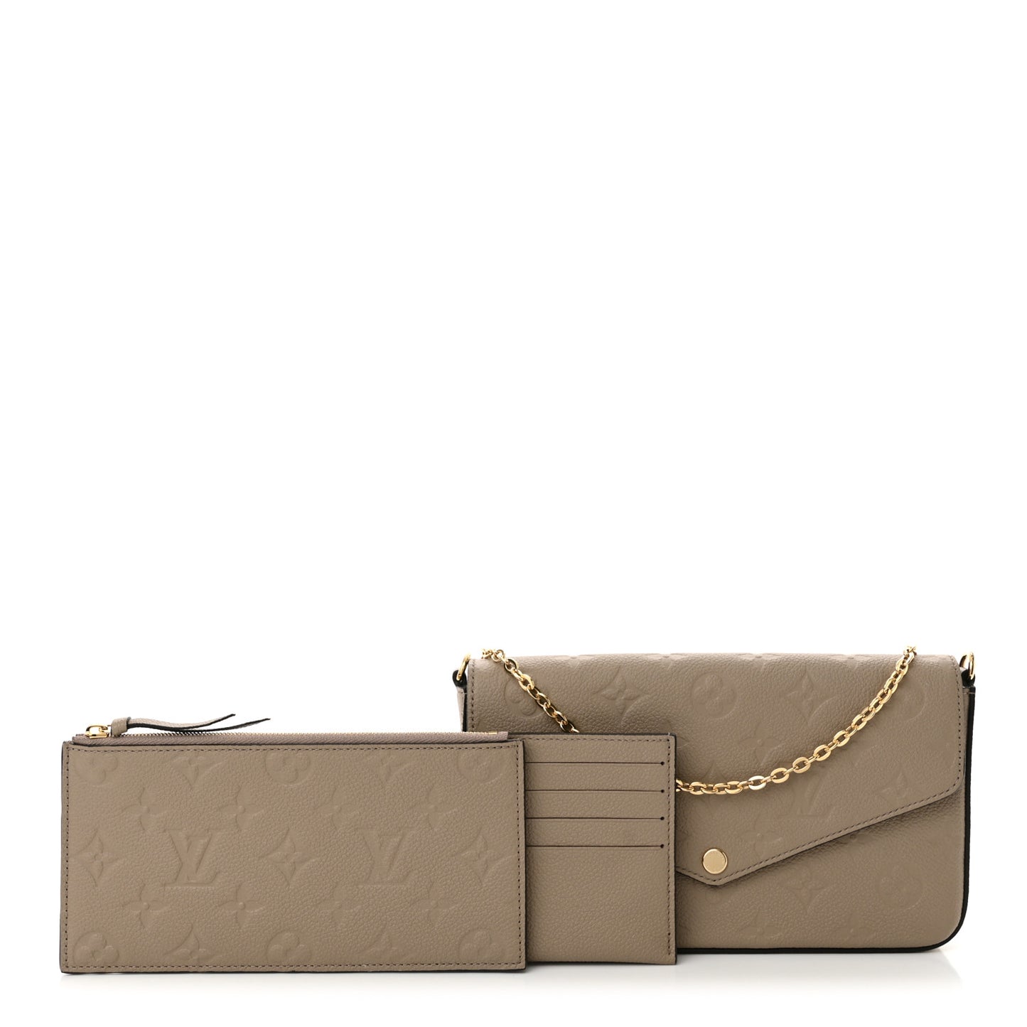Empreinte Pochette Felicie Chain Wallet Tourterelle