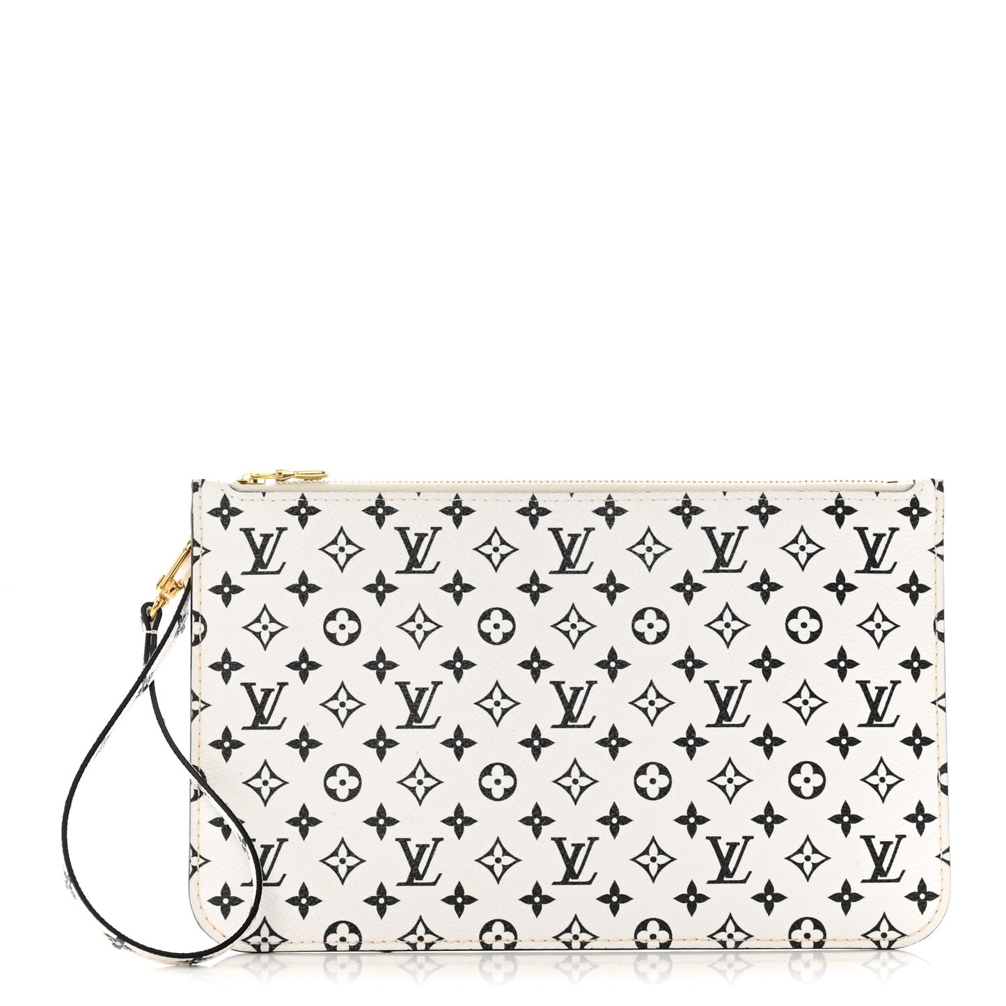 Monogram Giant Neverfull MM GM Pochette White