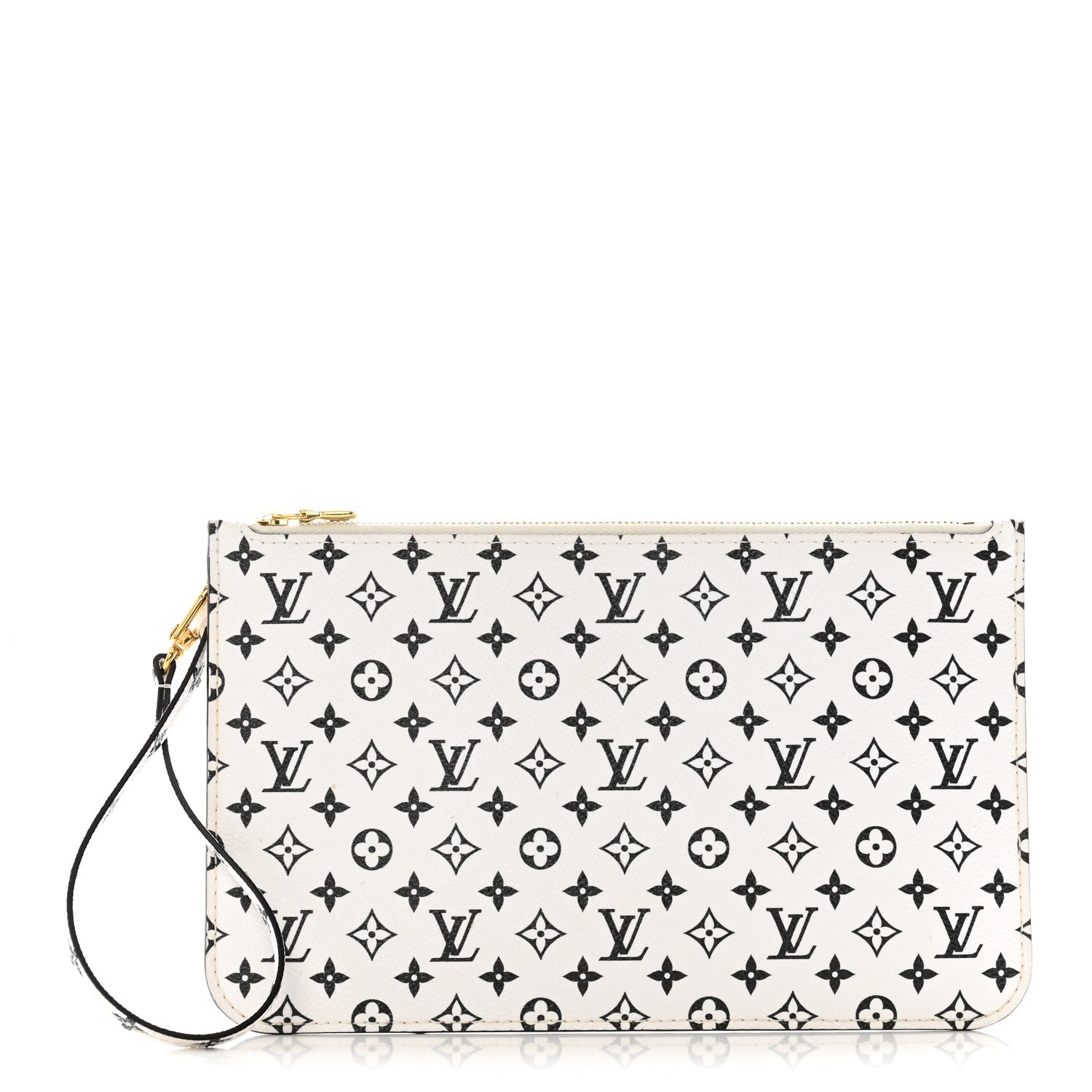 Louis Vuitton Monogram Giant Neverfull MM GM Pochette White 1 of 7
