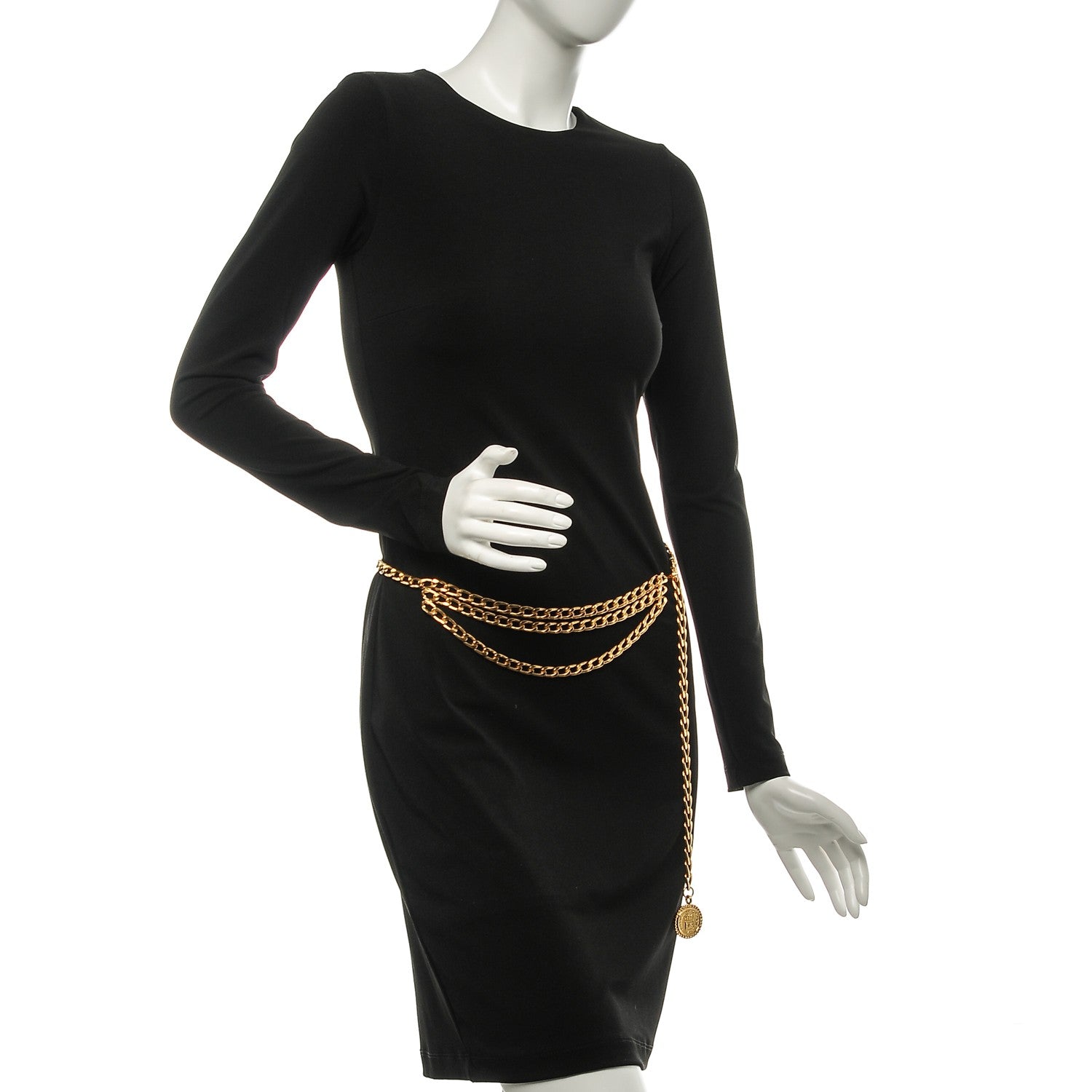 Chanel Chain CC Medallion Belt Gold 2 of 7