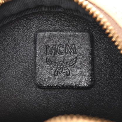 MCM Visetos Side Stud X-Mini Stark Bebe Boo Backpack Beige 6 of 10