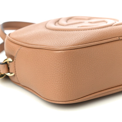 Gucci Pebbled Calfskin Small Soho Disco Bag Camelia 9 of 18