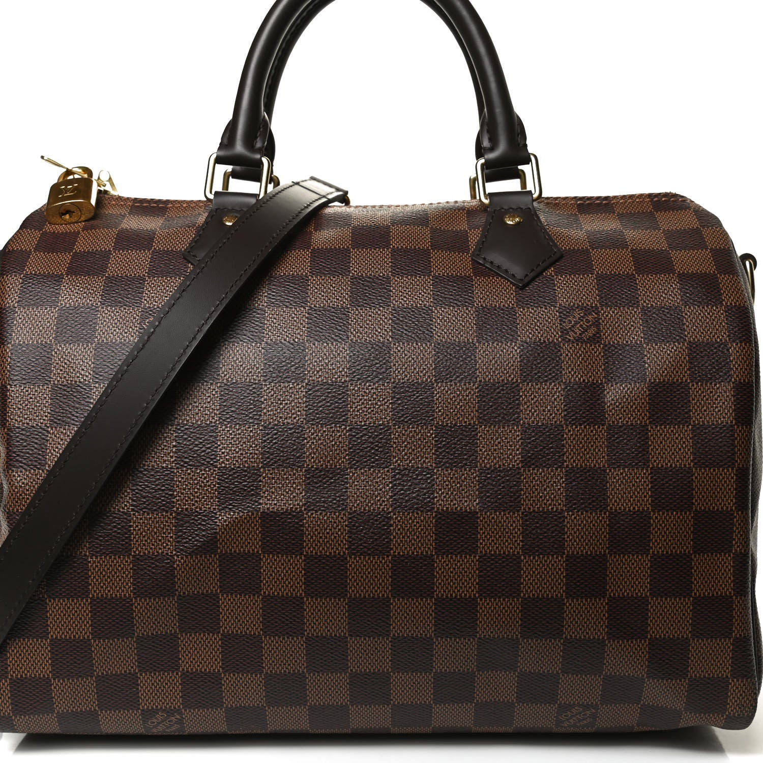 Louis Vuitton Damier Ebene Speedy Bandouliere 30 8 of 10